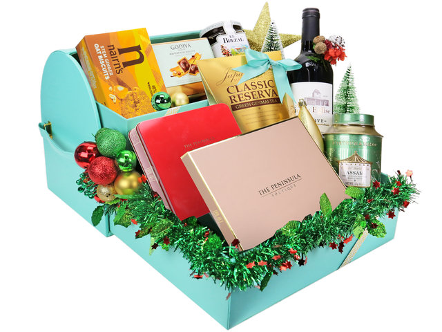 Christmas Gift Hamper - Christmas Double Deck Permium Chocolate Gift Hamper XC09 - XH1101A5 Photo