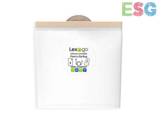 Gift Accessories - Lexngo Silicone Flexi e-Zip Bag - EX1102A3 Photo