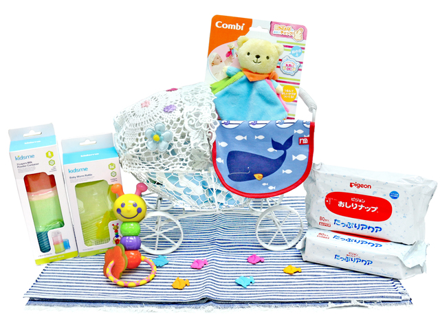 New Born Baby Gift - Baby Gift Basket z23 - L36668803 Photo