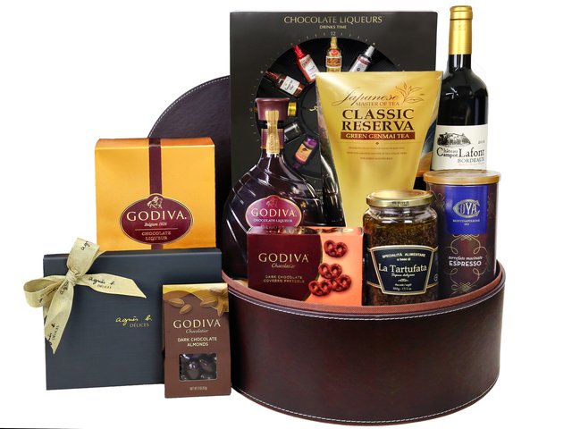 Wine n Food Hamper - All Gourmet Gift Hampers China 0619A1 - HC0619A1 Photo