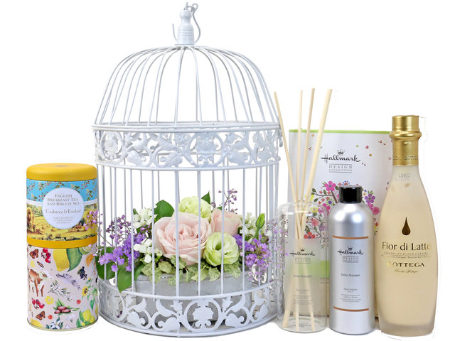 Wine n Food Hamper - Birdcage design gift hamper B1 - TNP0410A6 Photo