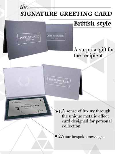 hong kong florist england style premium gift card